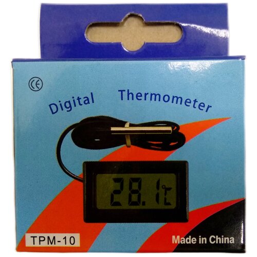 Электронный термометр с выносным датчиком для измерения температуры на улице, дома, в аквариуме, для самогоноварения и любой другой жидкости