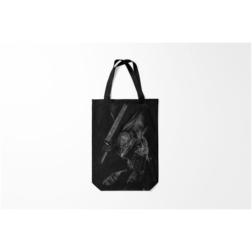 фото Сумка-шоппер / 31х42 см / аниме / берсерк черно белый burnettie