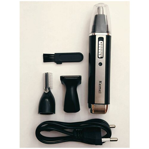 Триммер для носа и ушей Kemei KM-6631 серый 109900₽