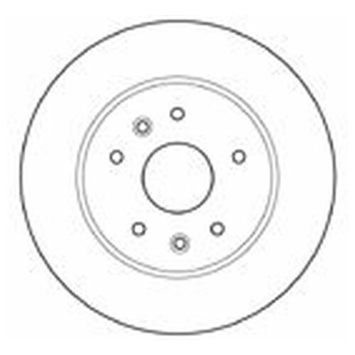 MAPCO 15119 Диск тормозной ren Laguna Safrane 5 holes