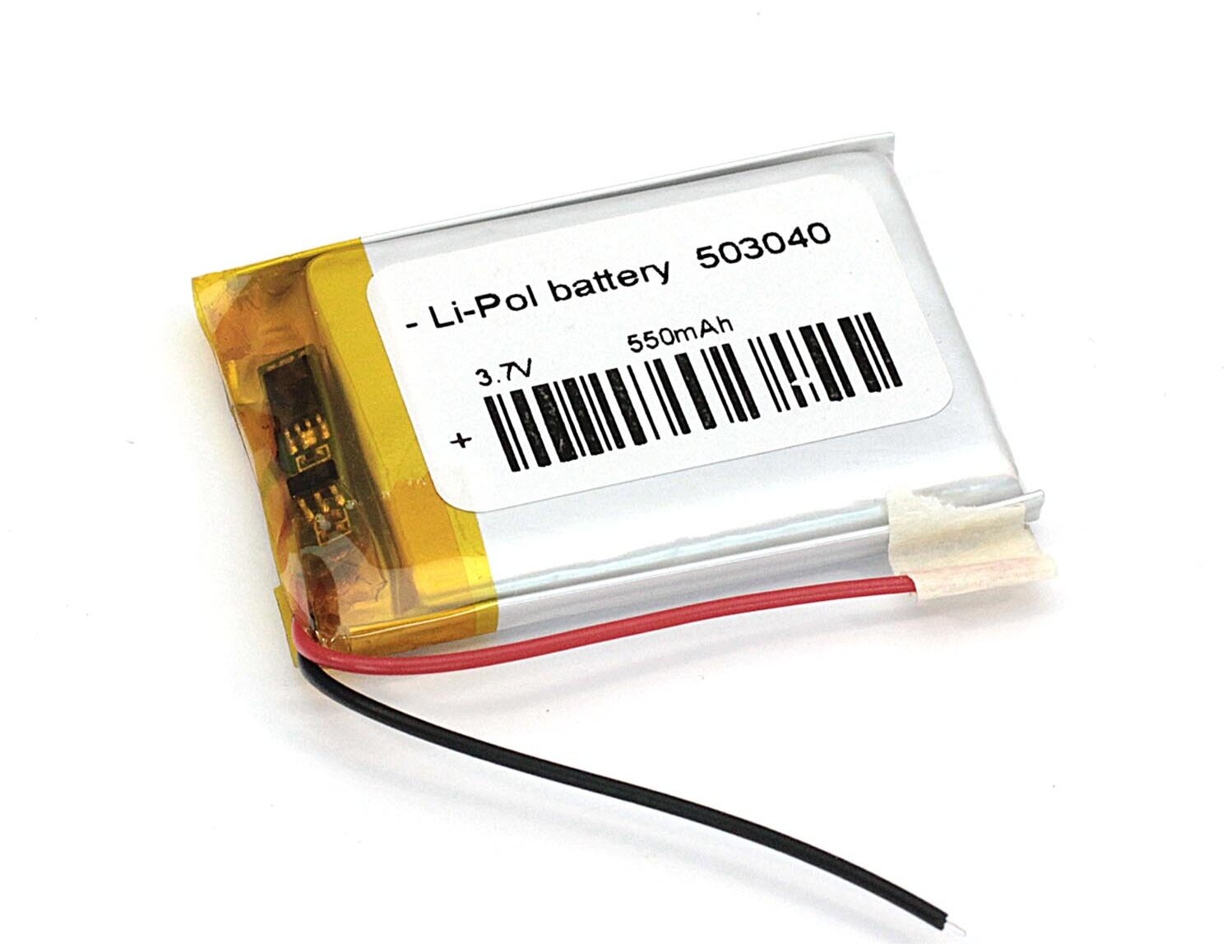 Аккумулятор Li-Pol (батарея) 5*30*40мм 2pin 3.7V/550mAh