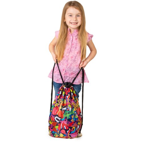 Мешок для обуви объемный GolD Граффити