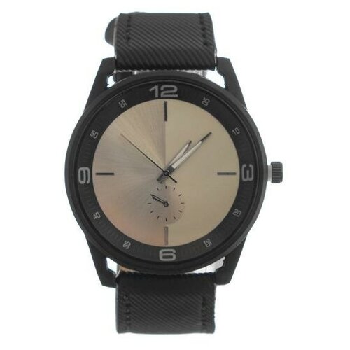 фото Часы наручные "копалес", черный ремешок, d=4.5 см