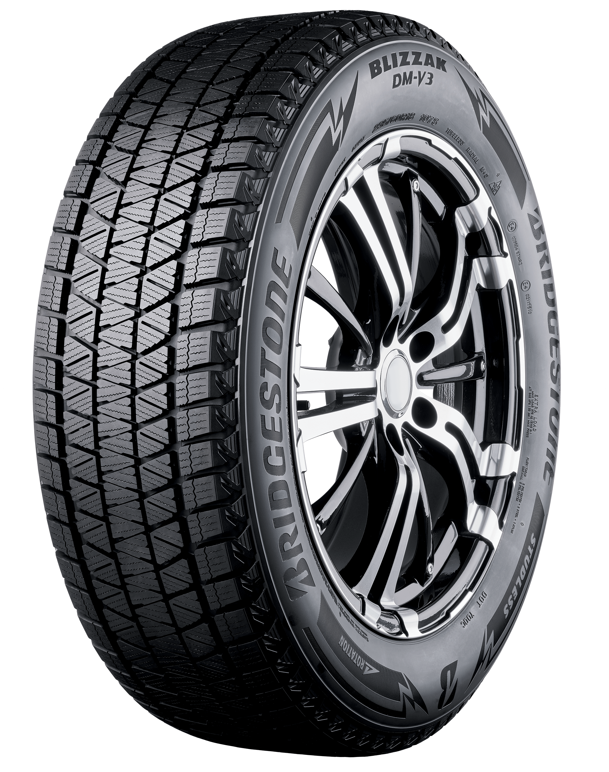 Зимние нешипованные шины Bridgestone Blizzak DM-V3 (215/70 R15 98S)