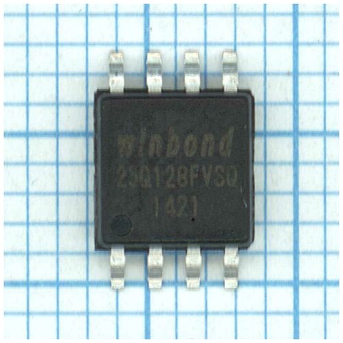 Микросхема ПЗУ W25Q128FVSQ soic8 sop8 flash chip зажим для проверки ис socket adpter bios 24 25 93 программатор для arduino