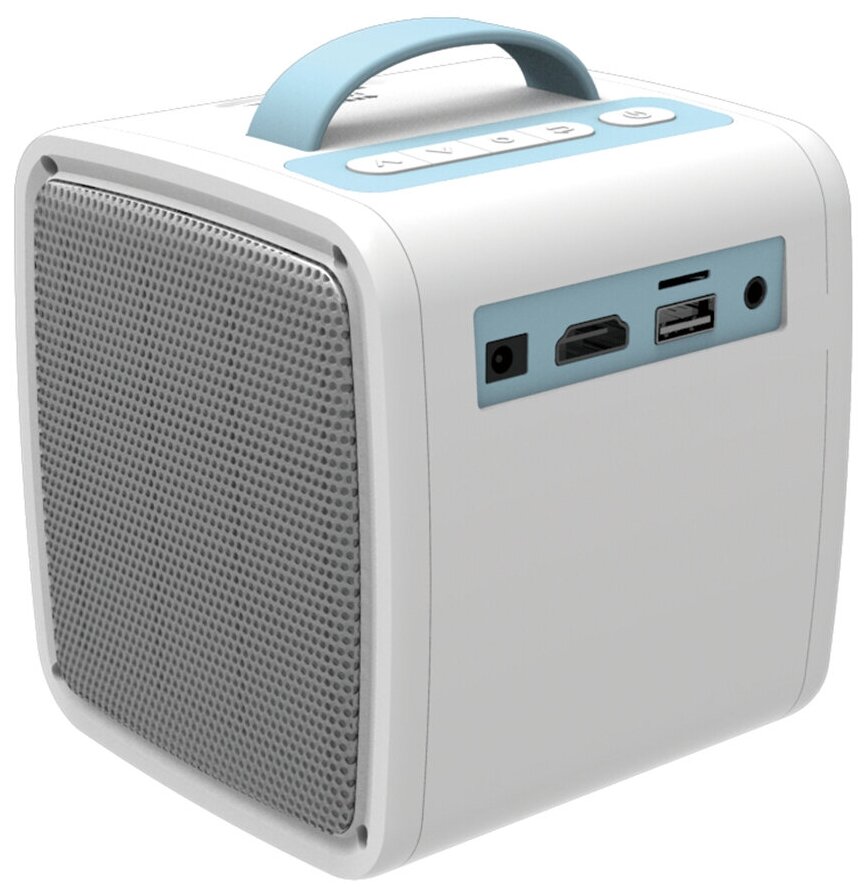 Детский LED проектор Голубой портативный светодиодный мини-проектор проектор совместимый с USB домашний мультимедийный плеер