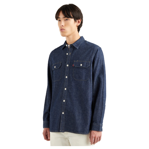 Рубашка LEVI`S Jackson Worker 19573-0135 мужская, цвет тёмно-синий, размер M