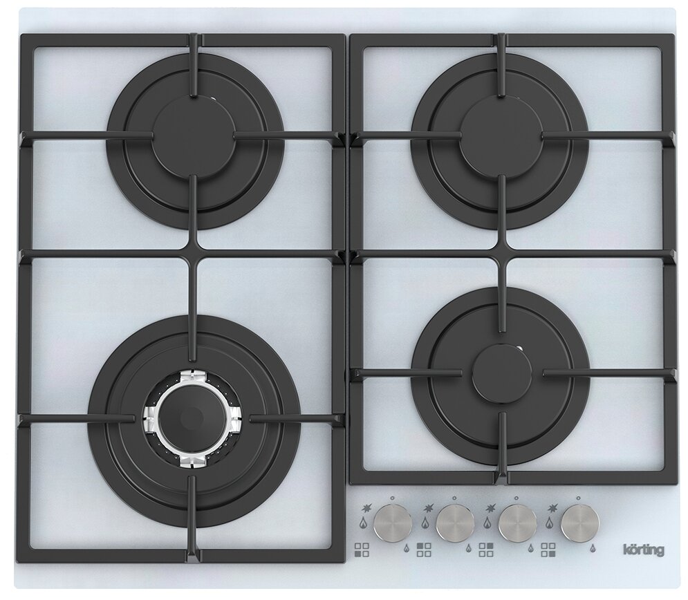 Газовая варочная поверхность HGG 6734 CTW KORTING GAS HOB HGG 6734 CTW KORTING