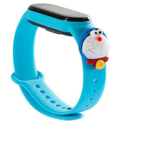 Силиконовый ремешок для фитнес-браслета Xiaomi Mi Band 5/6, Doraemon