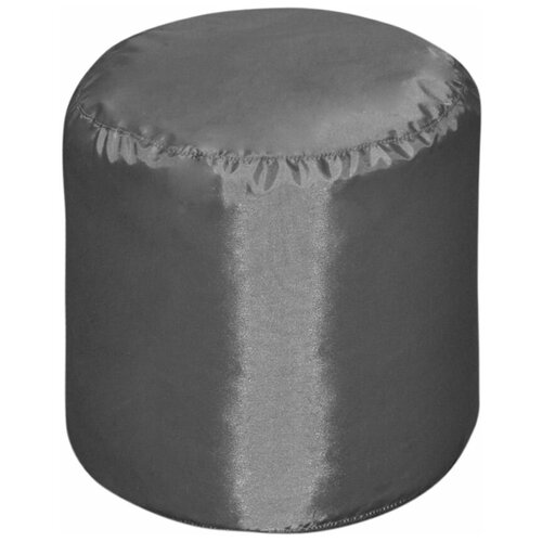 Банкетка Пазитифчик круглая серая (оксфорд) 40х40 см