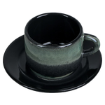 Кофейная пара Verde notte, чашка 80 мл, блюдце d=6 см - изображение
