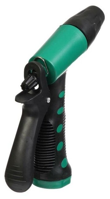 Пистолет-распылитель Greengo набор: регулируемый, коннекторы 1/2, адаптер 1/2-3/4, пластик (3845350) - фотография № 9