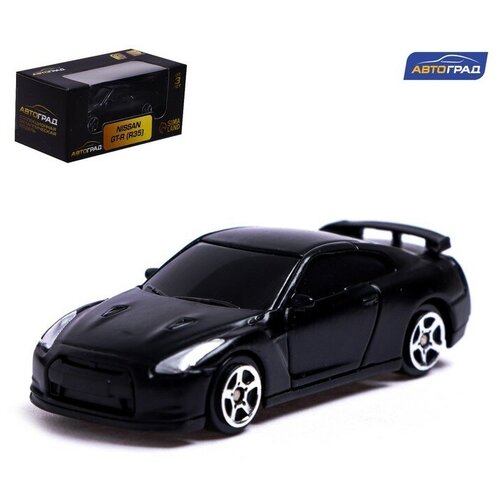 Машина металлическая NISSAN GT-R (R35),1:64, цвет чёрный матовый