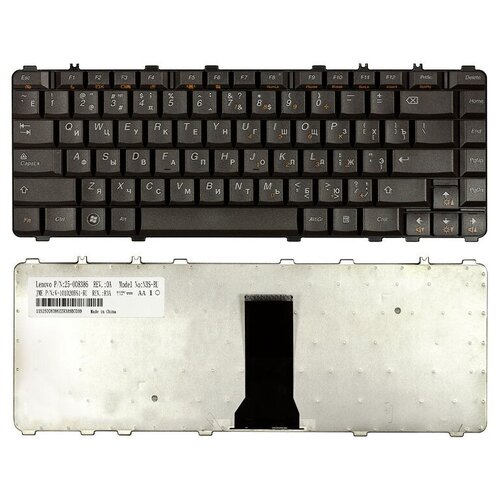 Клавиатура для ноутбука Lenovo IdeaPad Y560-740A черная 102000₽