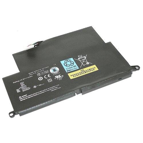 Аккумуляторная батарея для ноутбука Lenovo E220s (42T4932) 14.8V 2900mAh черная аккумуляторная батарея для ноутбука lenovo thinkbook 13s l18d4pf0 15 2v 2900mah oem