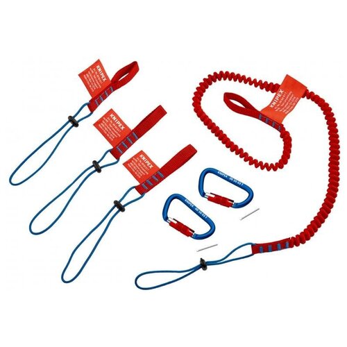 Набор сумок Knipex KN-005004TBK, красный страховочный шнур felo 58000100 черный