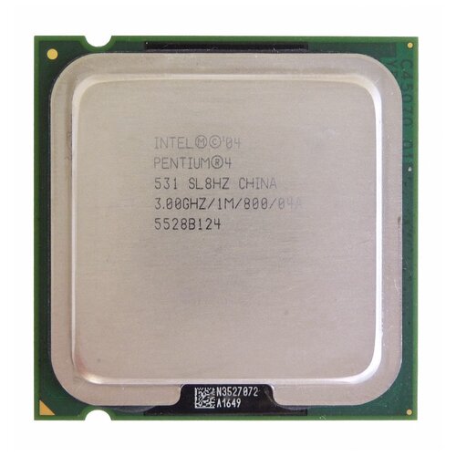 Процессор Intel Pentium 4 531 LGA775, 1 x 3000 МГц, OEM