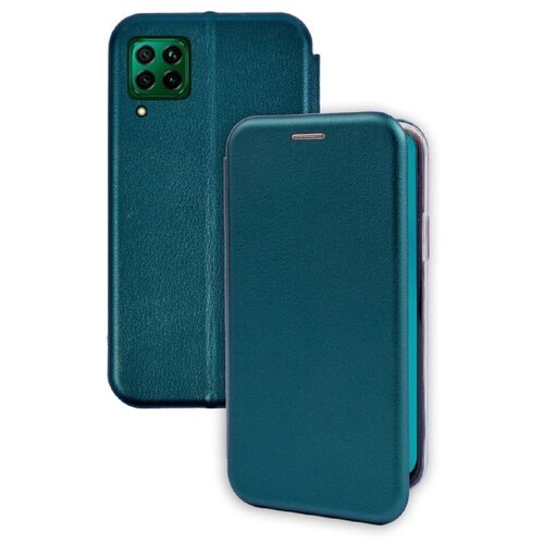 фото Чехол- книжка для huawei p40 lite темно- зеленый full cover