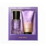 Подарочный набор Victoria’s Secret Love Spell Mini Mist & Lotion Duo Мист для тела + лосьон - изображение