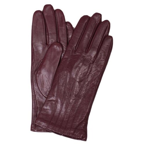 Перчатки Pitas, демисезон/зима, натуральная кожа, размер 6,5, бордовый