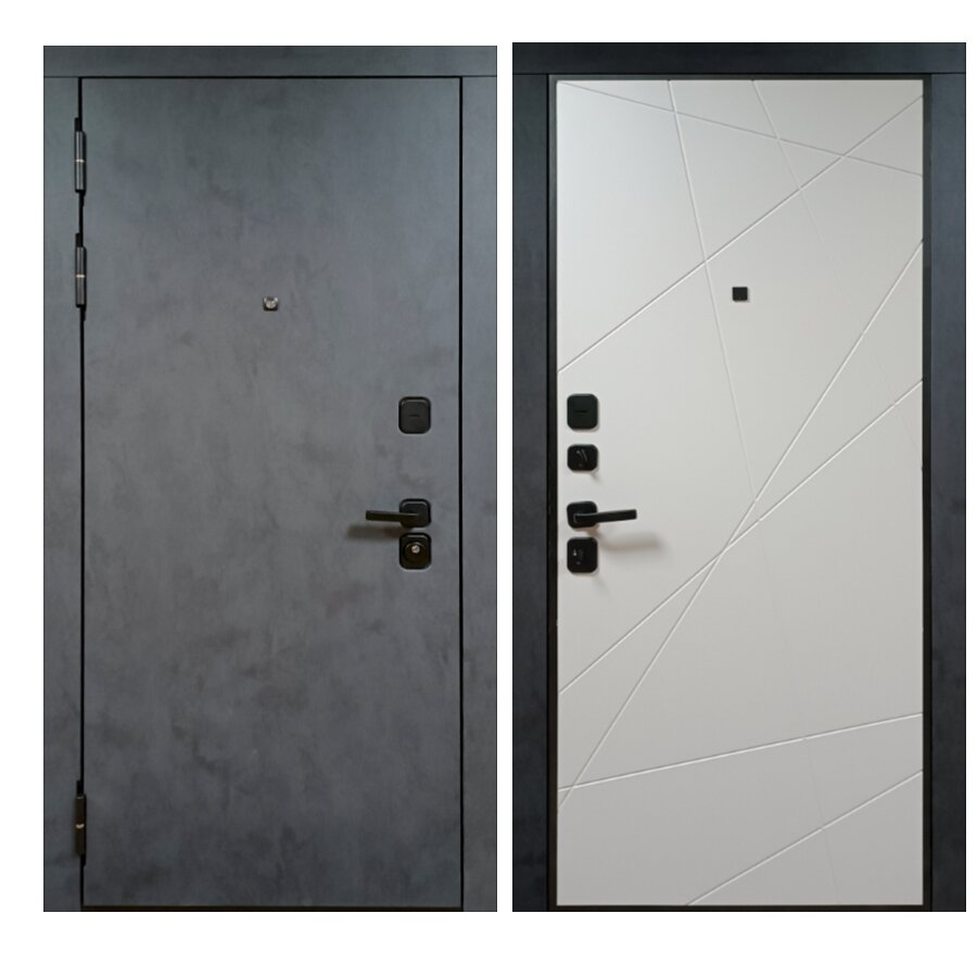 Дверь входная металлическая в квартиру ВДК "Бетон Премиум". размер 960х2050 левая