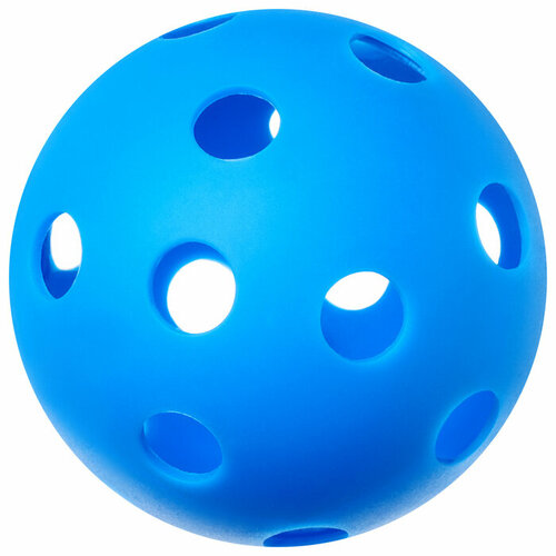 Мяч для флорбола ONLYTOP, d=7,2 cм, 23 г, цвет синий