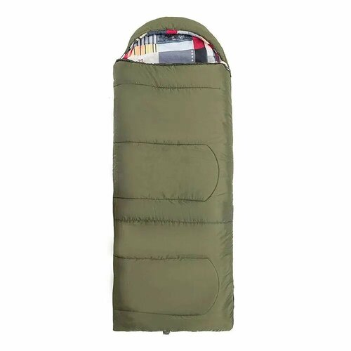 Спальный мешок NISUS TRAVEL XXL 400 220х90 Hollowfiber зелёный N-SB-H400-220x90 4373₽