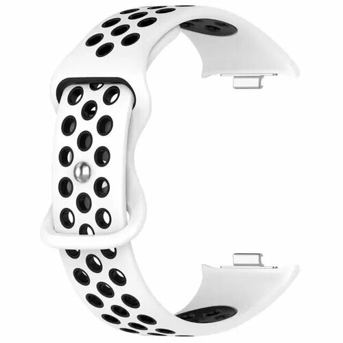 Ремешок для Xiaomi Mi Band 8 pro и Redmi Watch 4 белый, размер L (запястье 160–180 мм), XL (запястье 180–200 мм), S (запястье 135–150 мм), М (запястье 150–160 мм)