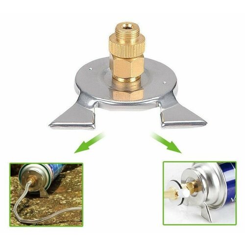 Переходник для горелки BRS-17B с резьбового на цанговый баллон 363₽