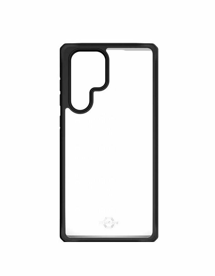 фото Чехол антибактериальный ITSKINS HYBRID SOLID для Samsung Galaxy S22 Ultra, черный/прозрачный