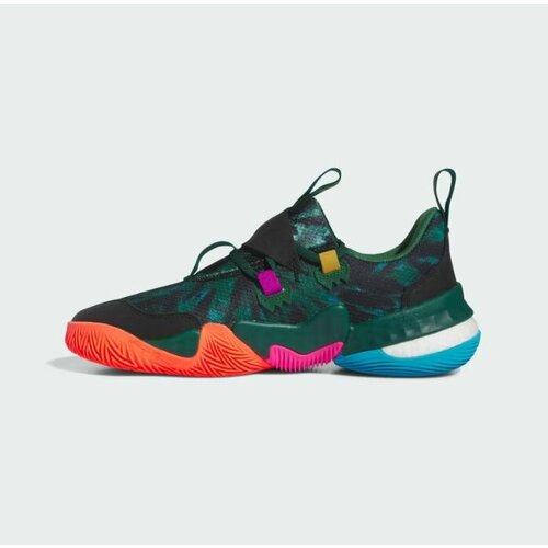 фото Кроссовки adidas trae young 1, полнота f, размер 9 uk, зеленый