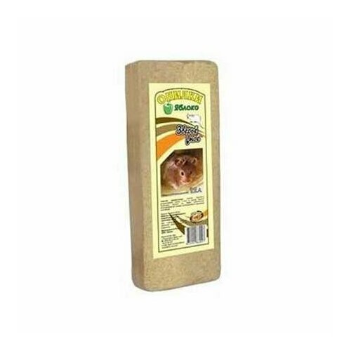 Зверьё МОЁ Опилки Яблоко пресованные упаковка 6 шт 20л