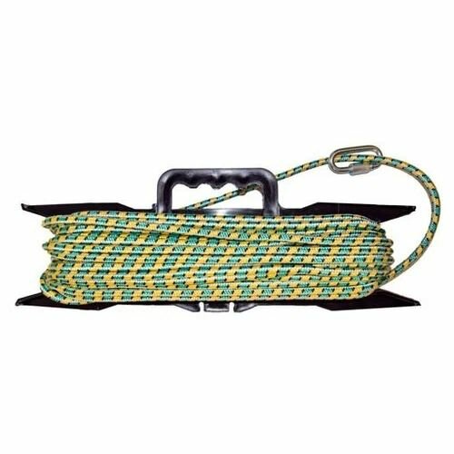 Якорная намотка 6мм, 30м для лодки пвх (с сердечником и карабином на мотовиле), веревка для якоря