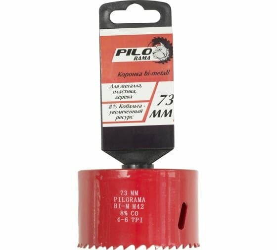 Pilorama Коронка Bi-Metall 8 Cobalt 73мм 570073