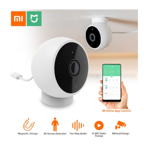 Камера видеонаблюдения Xiaomi Mi Camera 2K белый MJSXJ03HL магнитное крепление IP65 угол обзора 170 2950₽
