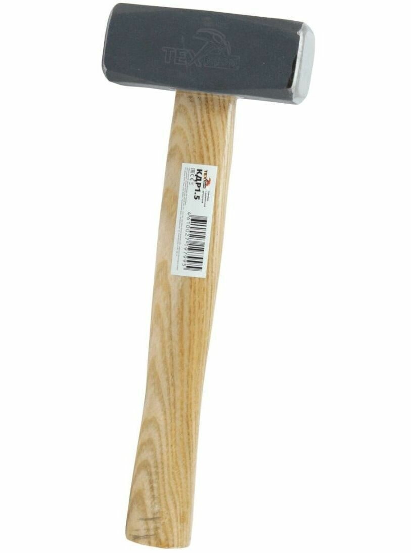 Кувалда с деревянной рукояткой "Техпром" КДР1.5