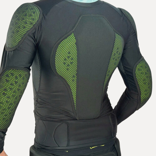 Изображение товара Защита спины куртка для сноуборда, горных лыж BroStuff back protector full spo black, размер M