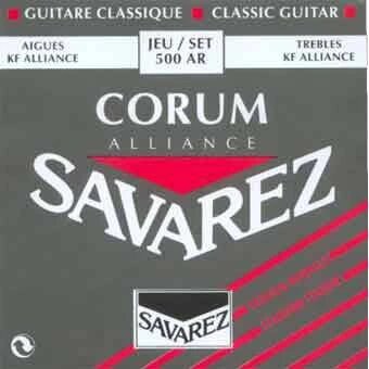 Струны для классической гитары Savarez 500AR Corum Alliance Red standard tension