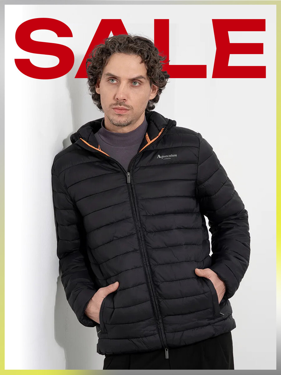 Куртка Aquascutum, размер 2XL, черный