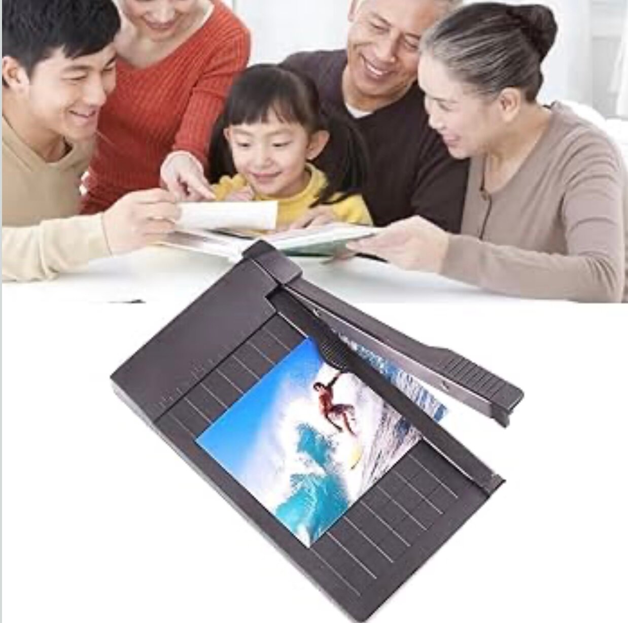 Триммер-гильотина, резак "Kw-Trio 18931", настольный, компактный, для бумаги/картона/фотобумаги, А4, А5