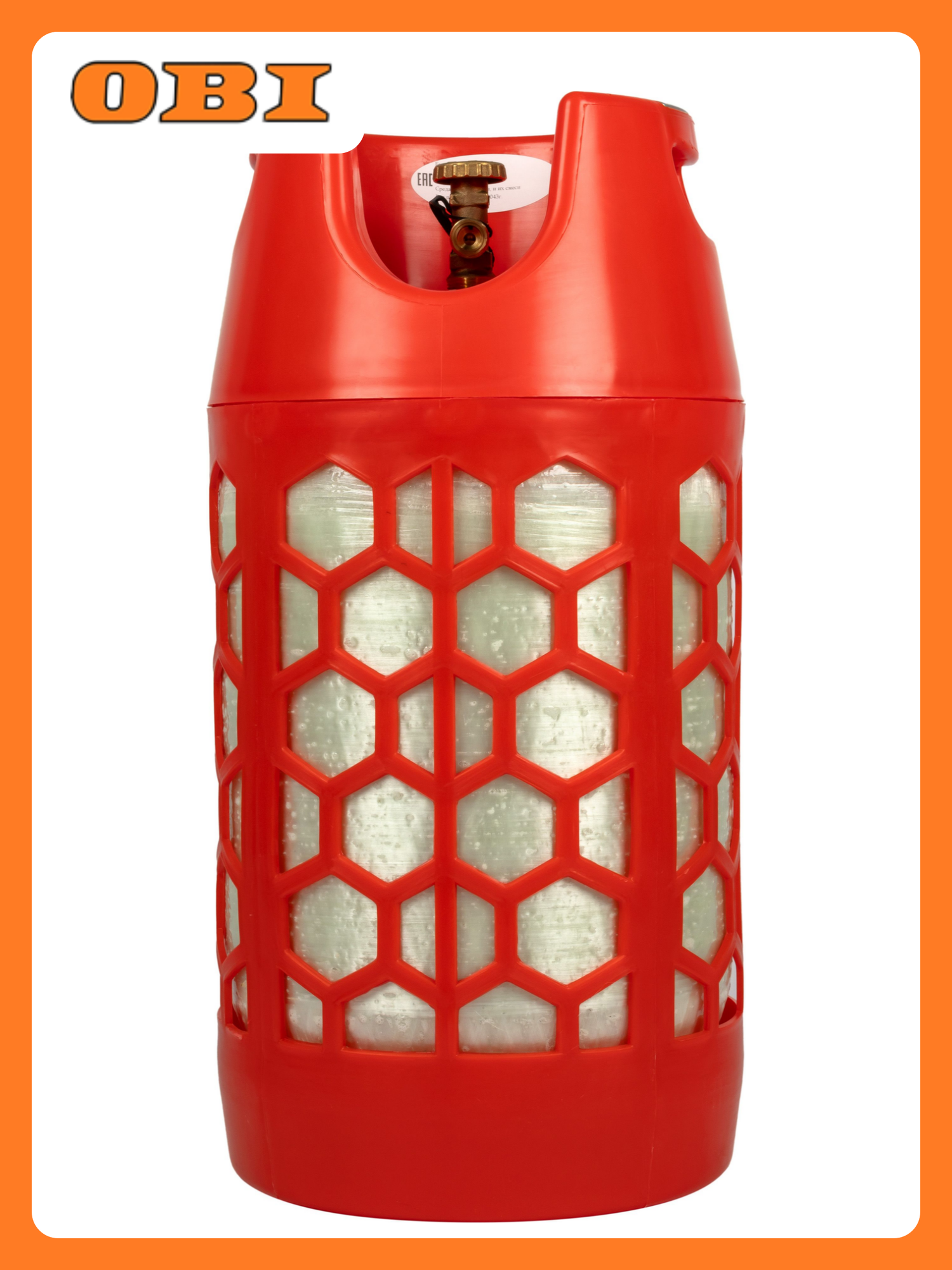 Баллон полимерно-композитныи газовыи красныи 245 л (LPG/СУГ) RSV Composite