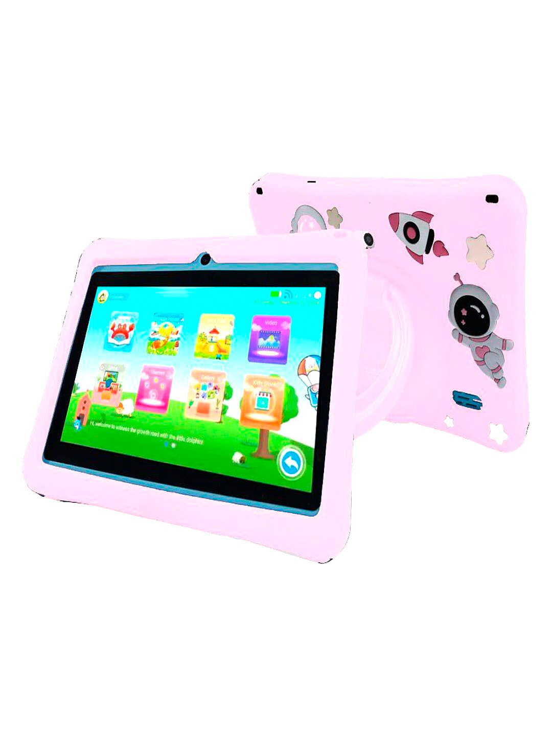 Детский Android-планшет Oteeto K3, 7 дюймов, 4/128ГБ, Wi-Fi, сеть 5G, 3000 мАч - Розовый, OTEETO/K1
