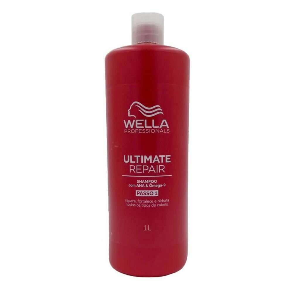 Крем-шампунь для поврежденных волос Wella Professionals Ultimate Repair легкий восстанавливающий, 1000 мл