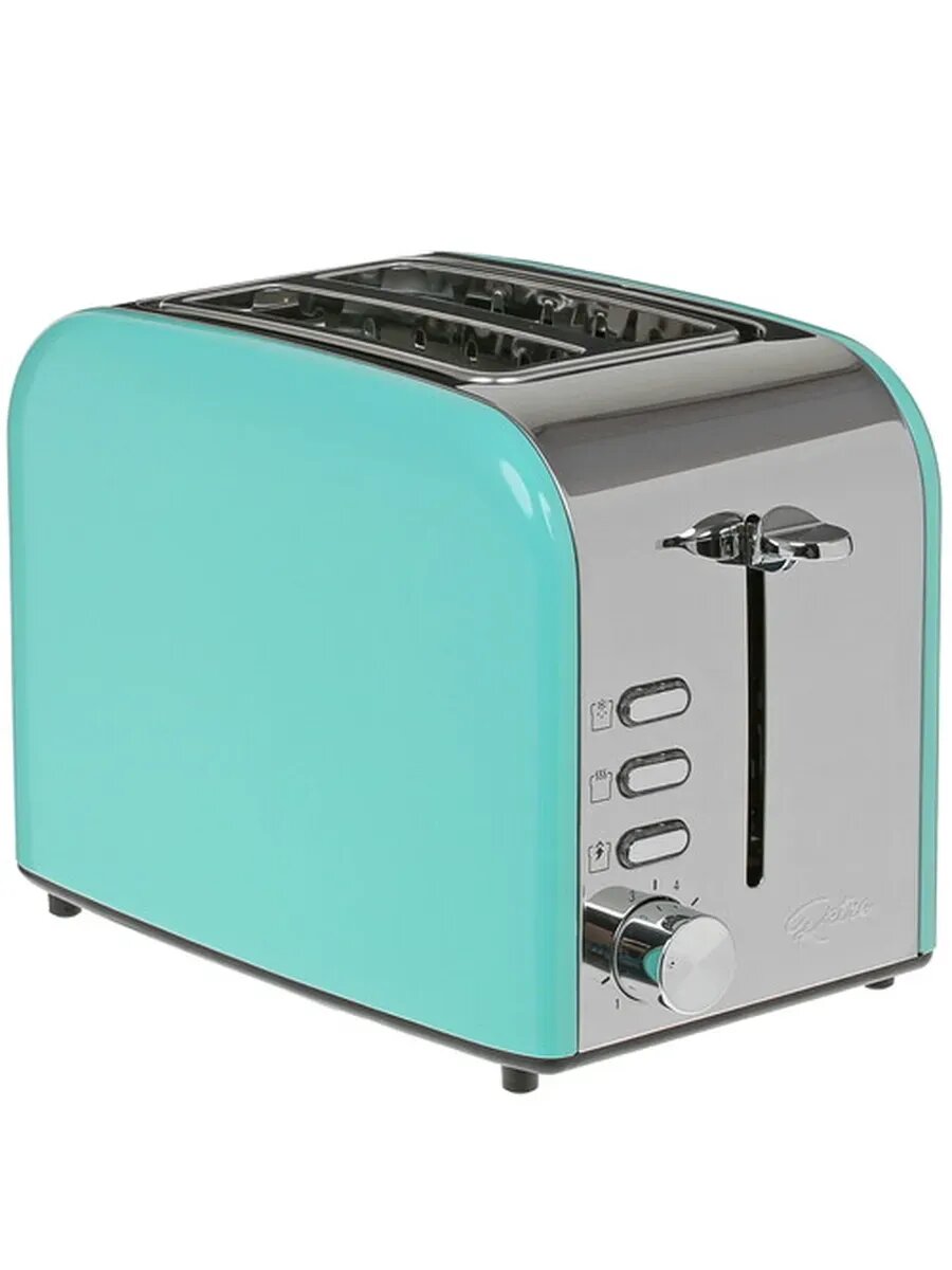 Тостер DEXP TSR-2000 ретро стиль, бирюзовый