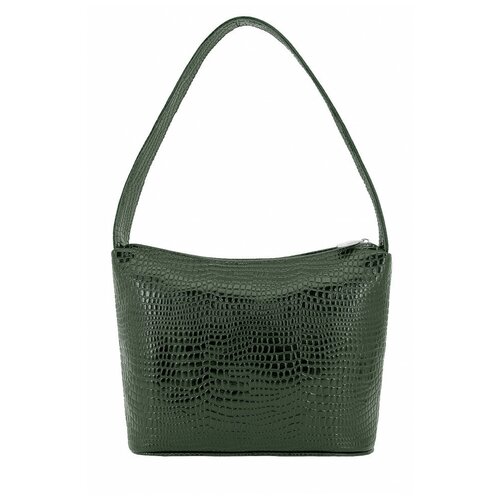 фото Сумка женская protege, ц-82 тёмно-коричневая крокодил