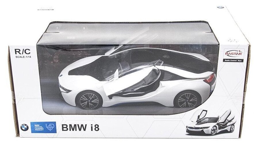 Машинка Rastar BMW I8 71000 1:14 335