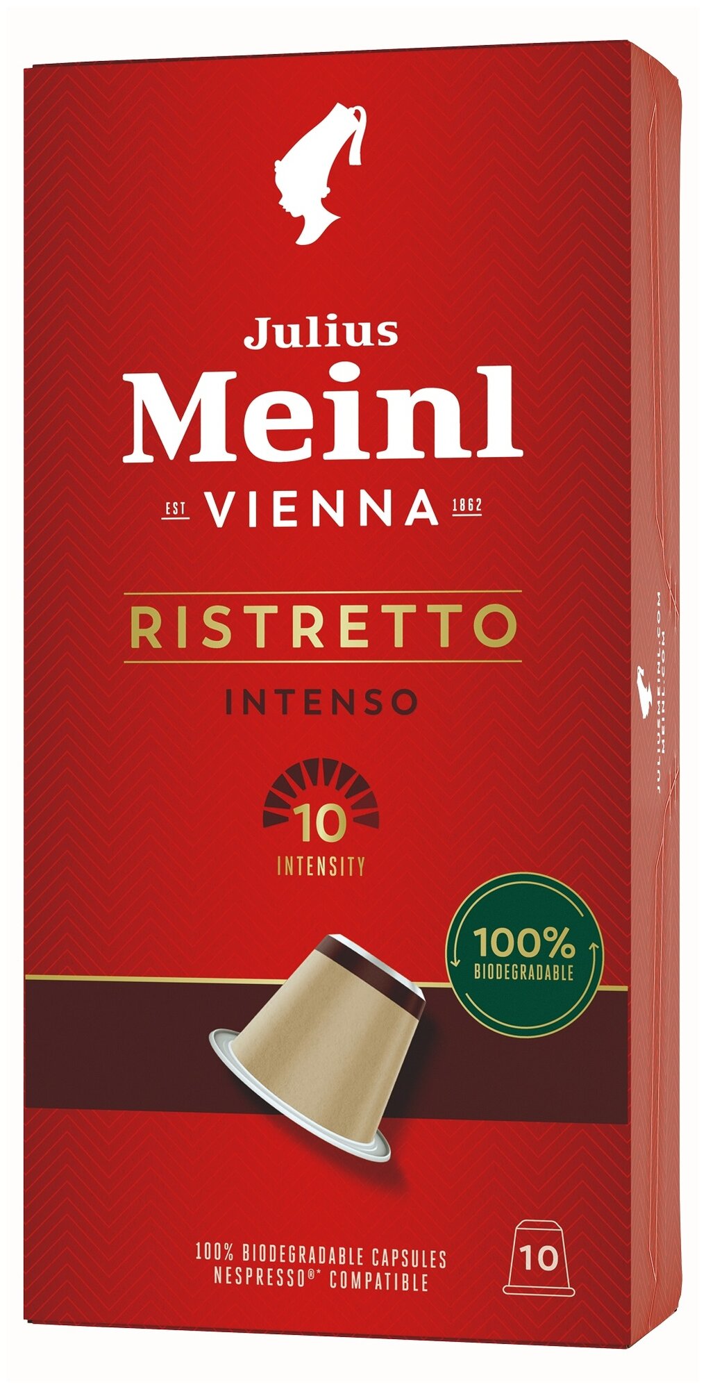 Кофе в капсулах Julius Meinl Ristretto Intenso (Ристретто Интенсо), стандарта Nespresso, 4x10шт - фотография № 8