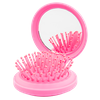 Щетка для волос LADY PINK BASIC bright массажная мини круглая soft touch - изображение