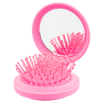 Щетка для волос LADY PINK BASIC bright массажная мини круглая soft touch - изображение