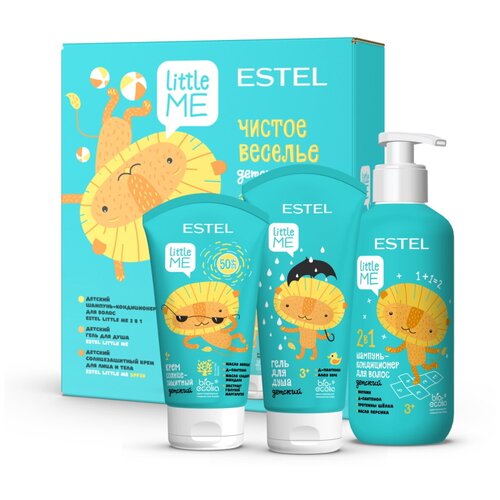 Estel Professional Детский набор Чистое веселье ESTEL LITTLE ME (ш 2в1 300, гель/душ 200, сзщ крем 150)